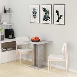 vidaXL Bistro stôl betónovo-sivý 60x60x75 cm drevotrieska