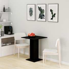 vidaXL Bistro stôl čierny 60x60x75 cm drevotrieska