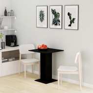 vidaXL Bistro stôl čierny 60x60x75 cm drevotrieska - cena, porovnanie