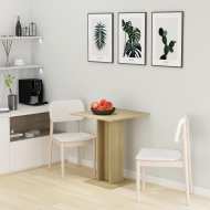 vidaXL Bistro stôl dub sonoma 60x60x75 cm drevotrieska - cena, porovnanie