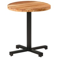 vidaXL Bistro stôl okrúhly Ø70x75 cm akáciový masív - cena, porovnanie