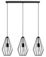 Light Home Moderné kovové závesné svietidlo Loft Diamond v dvoch farbách - cena, porovnanie