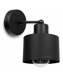 Light Home Moderná kovová nástenná lampa v čiernej farbe