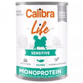 Calibra Dog Life Sensitive Salmon with rice 400g