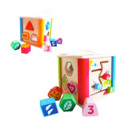 Creative Toys Drevená kocka - vkladačka tvary - cena, porovnanie