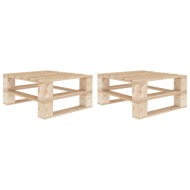 vidaXL Záhradné stoly z paliet 2 ks, drevo - cena, porovnanie