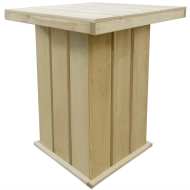 vidaXL Barový stôl 75x75x110 cm, impregnovaná borovica - cena, porovnanie