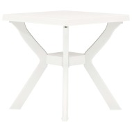vidaXL Bistro stolík, biely 70x70x72 cm, plast - cena, porovnanie