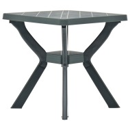 vidaXL Bistro stolík, zelený 70x70x72 cm, plast - cena, porovnanie