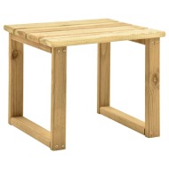 vidaXL Stolík k lehátku 30x30x26 cm impregnované borovicové drevo - cena, porovnanie