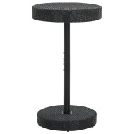 vidaXL Záhradný stolík čierny 60,5x106 cm polyratanový - cena, porovnanie