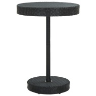 vidaXL Záhradný stolík čierny 75,5x106 cm polyratanový - cena, porovnanie