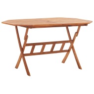 vidaXL Skladací záhradný stôl 135x85x75 cm, akáciový masív - cena, porovnanie