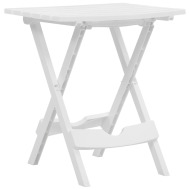 vidaXL Skladací záhradný stôl biely 45,5x38,5x50 cm - cena, porovnanie