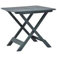 vidaXL Skladací záhradný stôl zelený 79x72x70 cm plastový - cena, porovnanie