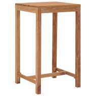 vidaXL Záhradný barový stôl 60x60x105 cm teakový masív - cena, porovnanie