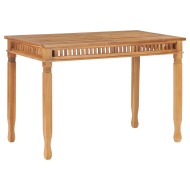 vidaXL Záhradný jedálenský stôl 120x65x80 cm tíkový masív - cena, porovnanie