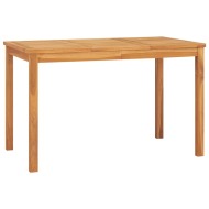 vidaXL Záhradný jedálenský stôl 120x70x77 cm tíkový masív - cena, porovnanie