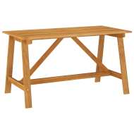 vidaXL Záhradný jedálenský stôl 140x70x73,5 cm masívne akáciové drevo - cena, porovnanie