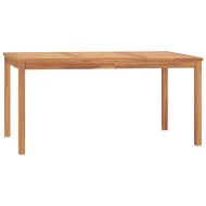 vidaXL Záhradný jedálenský stôl 160x80x77 cm teakový masív - cena, porovnanie