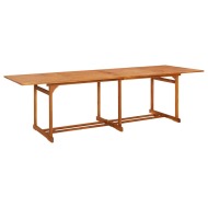 vidaXL Záhradný jedálenský stôl 280x90x75 cm masívne akáciové drevo - cena, porovnanie