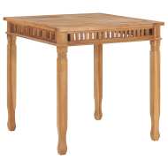 vidaXL Záhradný jedálenský stôl 80x80x80 cm tíkový masív - cena, porovnanie