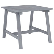 vidaXL Záhradný jedálenský stôl sivý 88x88x74 cm akáciový masív - cena, porovnanie