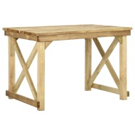 vidaXL Záhradný stôl 110x79x75 cm impregnovaná borovica - cena, porovnanie