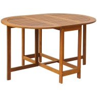 vidaXL Záhradný stôl 130x90x72 cm, akáciový masív - cena, porovnanie