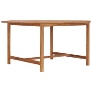 vidaXL Záhradný stôl 150x150x75 cm, tíkový masív - cena, porovnanie