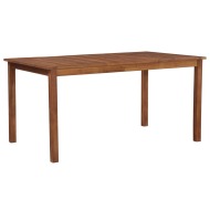 vidaXL Záhradný stôl 150x90x74 cm, akáciový masív - cena, porovnanie