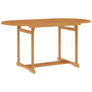 vidaXL Záhradný stôl 150x90x75 cm tíkový masív - cena, porovnanie