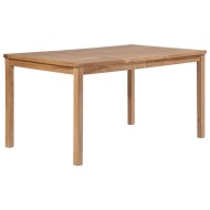 vidaXL Záhradný stôl 150x90x77 cm, tíkový masív - cena, porovnanie