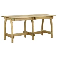 vidaXL Záhradný stôl 160x74x75 cm impregnované borovicové drevo - cena, porovnanie