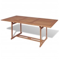 vidaXL Záhradný stôl 180x90x75 cm, tíkový masív - cena, porovnanie