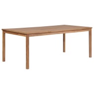 vidaXL Záhradný stôl 200x100x77 cm, tíkový masív - cena, porovnanie