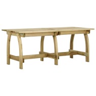 vidaXL Záhradný stôl 220x74x75 cm impregnované borovicové drevo - cena, porovnanie