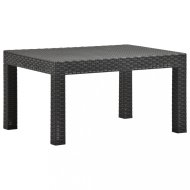 vidaXL Záhradný stôl antracitový 58x58x41 cm PP - cena, porovnanie