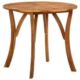 vidaXL Záhradný stôl Ø 8 cm masívne akáciového drevo