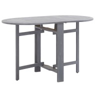vidaXL Záhradný stôl, sivý 120x70x74 cm, akáciový masív - cena, porovnanie