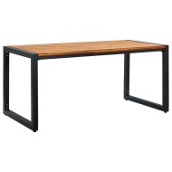 vidaXL Záhradný stôl s nohami v tvare U 160x80x75 cm akáciový masív - cena, porovnanie