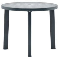 vidaXL Záhradný stôl, zelený 89 cm, plast - cena, porovnanie