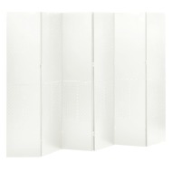 vidaXL Paraván so 6 panelmi, biely 240x180 cm oceľ - cena, porovnanie