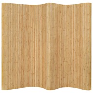 vidaXL Paraván z bambusu 250x165 cm, prírodný - cena, porovnanie