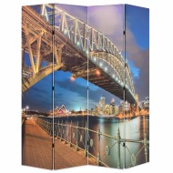 vidaXL Skladací paraván 160x170 cm potlač s mostom v Sydney - cena, porovnanie
