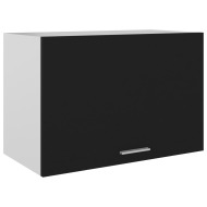 vidaXL Závesná skrinka, čierna 60x31x40 cm, drevotrieska - cena, porovnanie