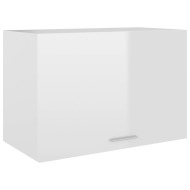 vidaXL Závesná skrinka, lesklá biela 60x31x40 cm, drevotrieska - cena, porovnanie
