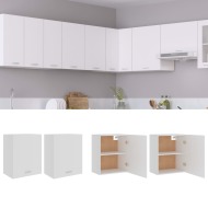 vidaXL Závesné skrinky 2 ks, biele 50x31x60 cm, drevotrieska - cena, porovnanie
