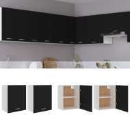 vidaXL Závesné skrinky 2 ks, čierne 50x31x60 cm, drevotrieska - cena, porovnanie