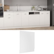 vidaXL Dvierka na umývačku, biele 59,5x3x67 cm, drevotrieska - cena, porovnanie